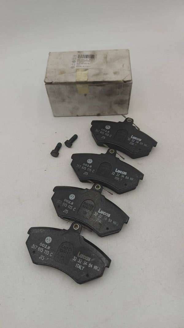 Jeu de plaquettes de frein 357698151B POUR VOLKSWAGEN 1989-1999