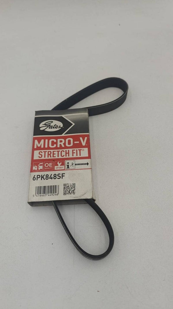 GATES Micro-V Stretch Fit 6PK848SF Courroie Poly-V