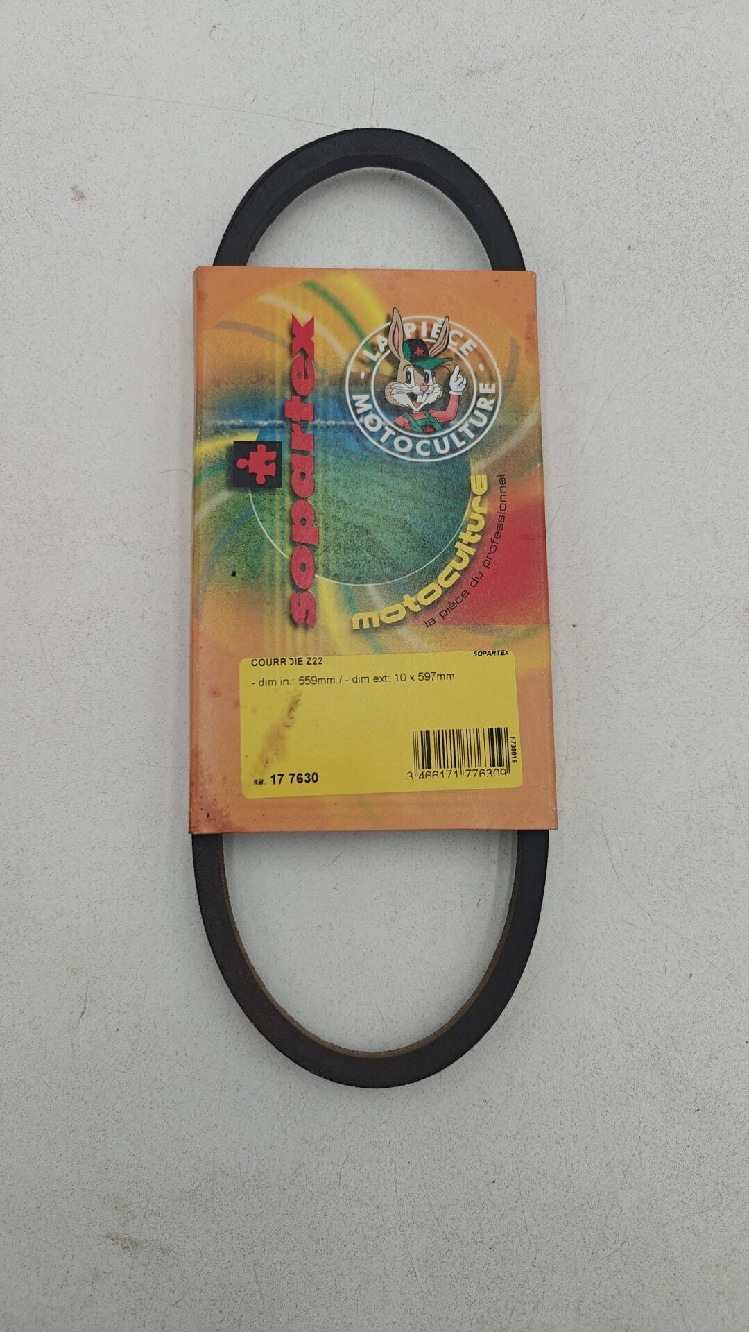 Courroie trapézoïdale Z 22 - 10 X 597