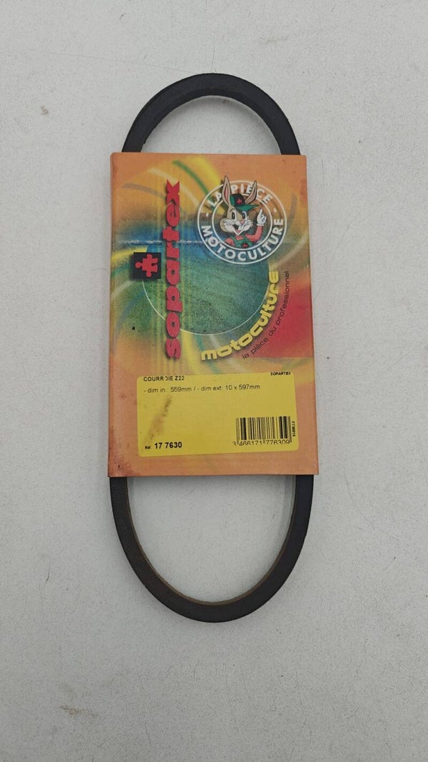 Courroie trapézoïdale Z 22 - 10 X 597