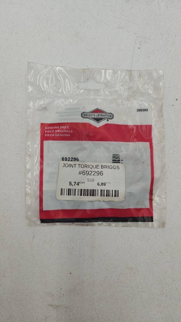 JOINT TORIQUE MOTEUR BRIGGS ET STRATTON 692296 - 280966