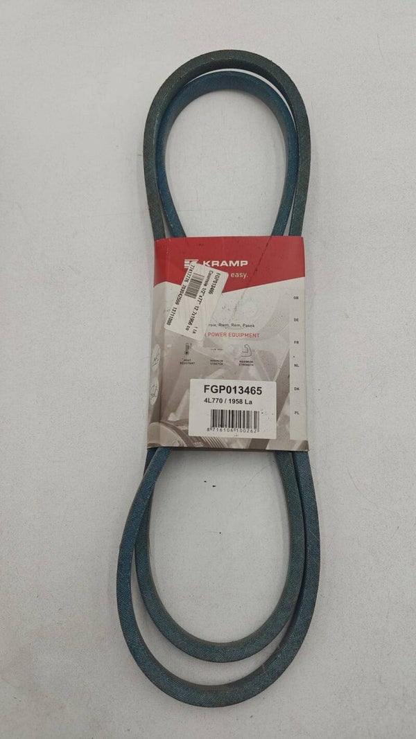 Kramp FGP013465 Courroie trapézoïdale 1/2"x77" Kevlar