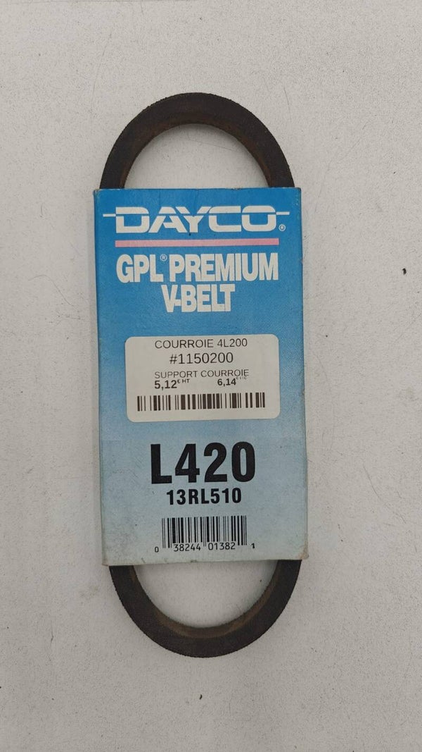 Courroie trapézoïdale lisse 4L200-DAYCO