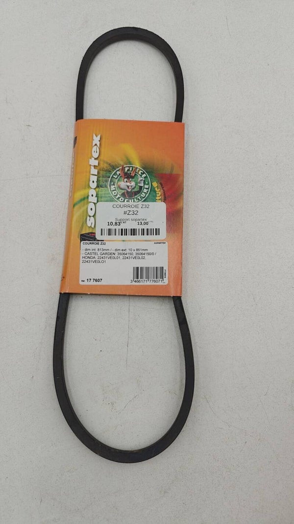 Courroie Z32 SOPARTEX 177607