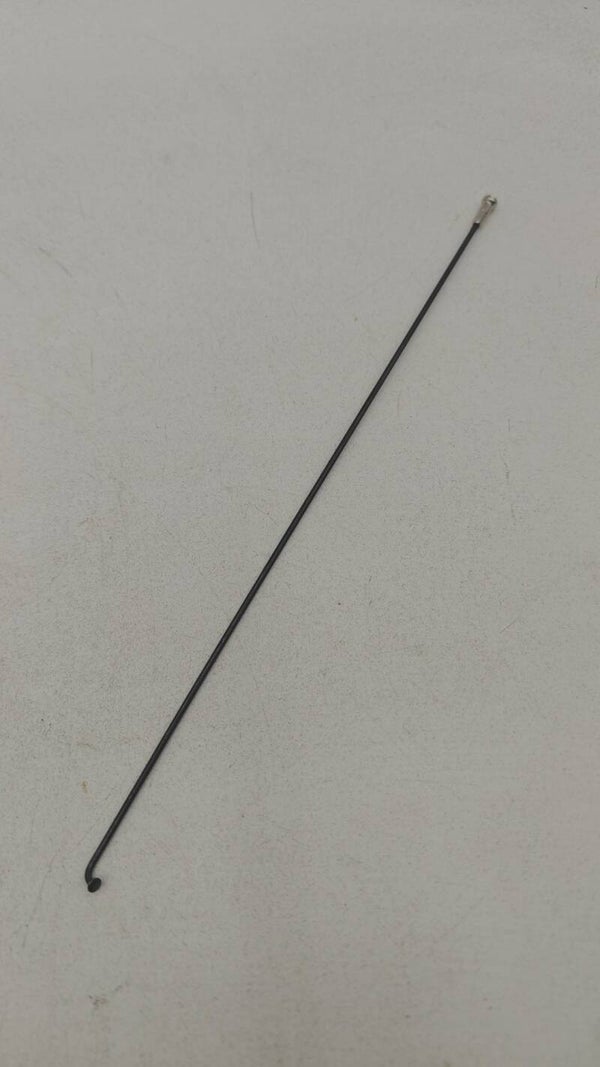 Rayon 2 mm inox noir longueur 252 avec écran