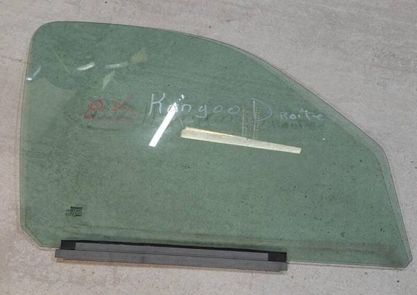 Glace vitre de portière avant droite pour Renault Kangoo