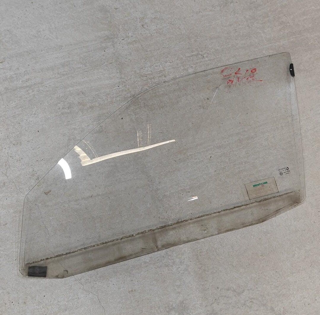 Glace vitre de portière avant gauche pour Renault Clio