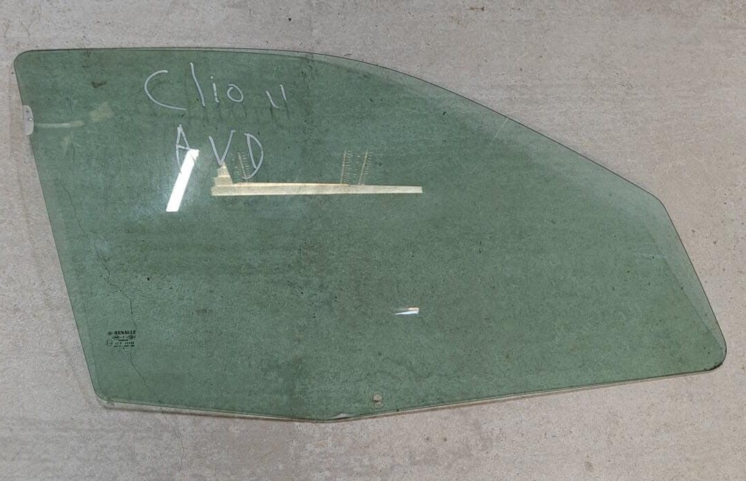 Glace vitre de portière avant droite pour Renault Clio 2