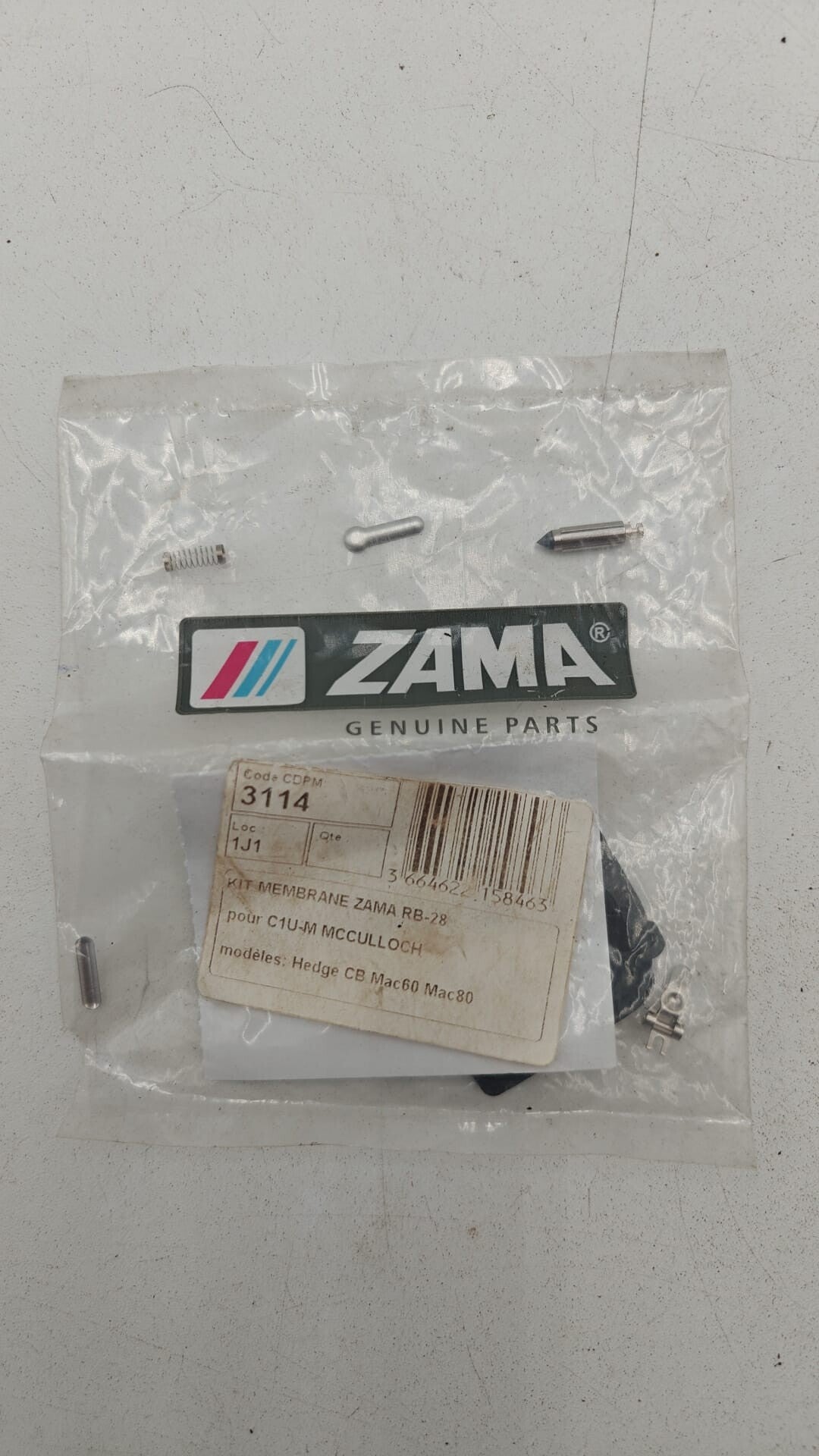 Kit carburateur ZAMA RB-28 3114