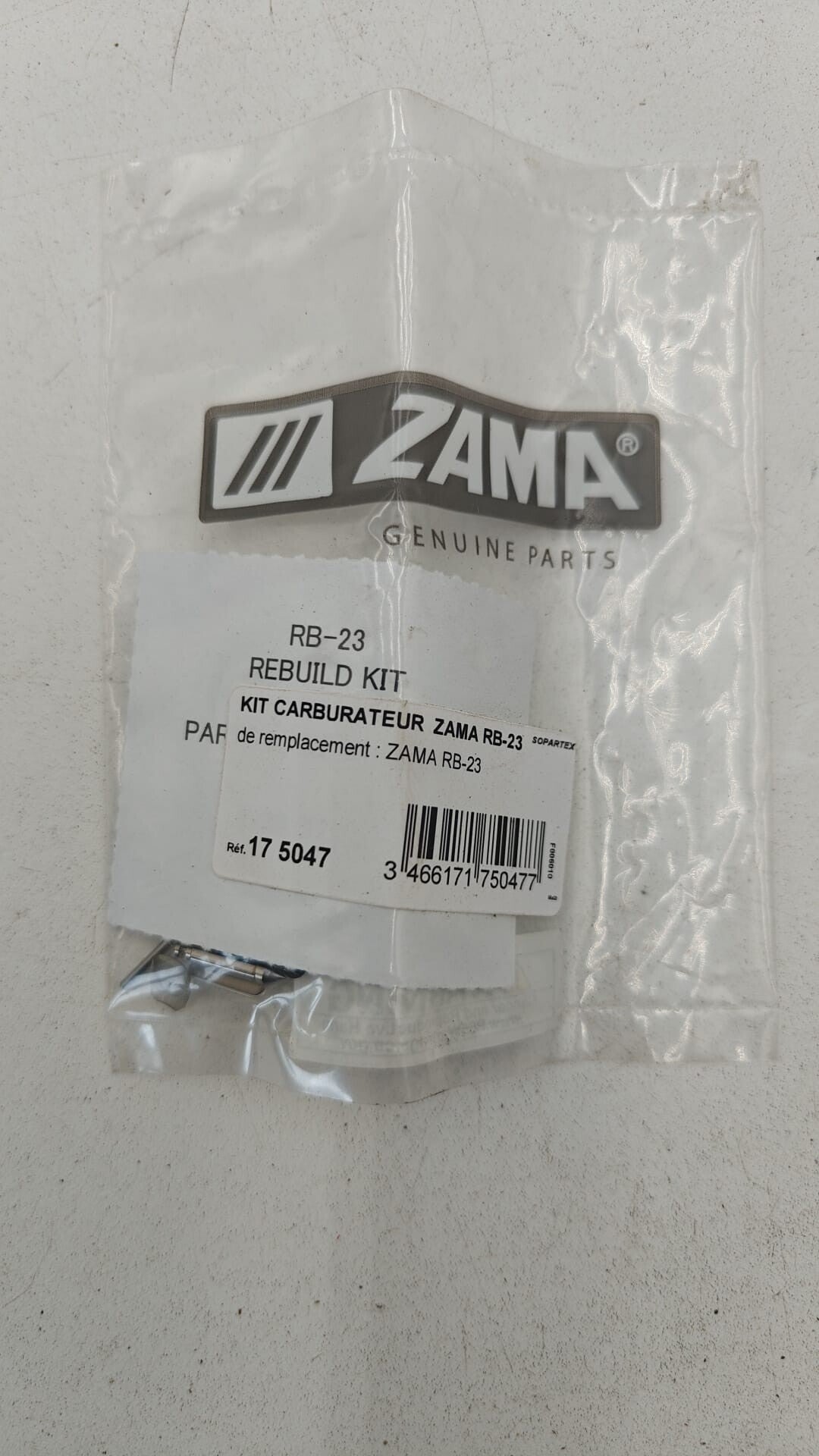 Kit carburateur origine ZAMA RB-23 145047