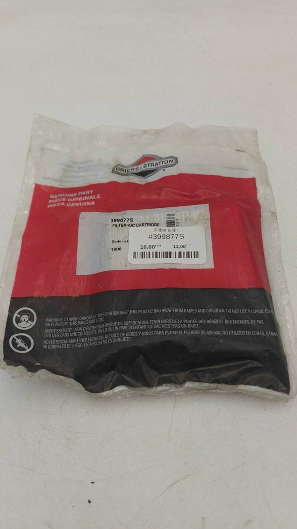 Filtre à air 399877S Briggs et Stratton