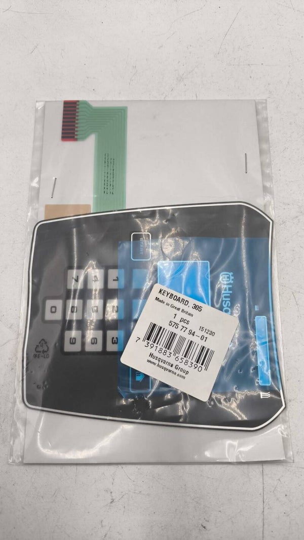 Clavier  pour p1 hva pour appareil Husqvarna ou Jonsered. Ref : 575779401