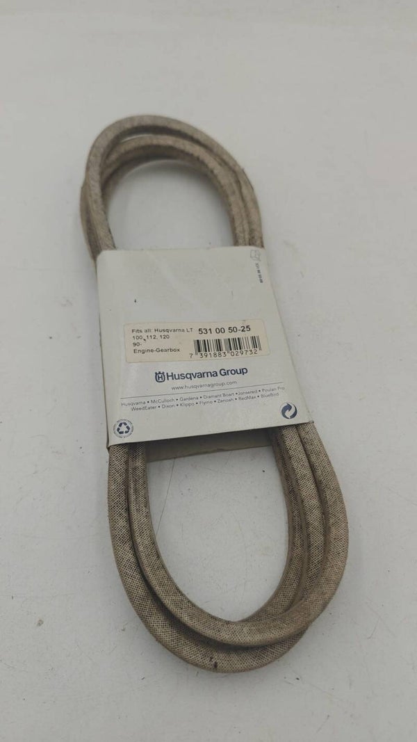 COURROIE TRACTEUR TONDEUSE HUSQVARNA 531 00 50-25 - 531005025
