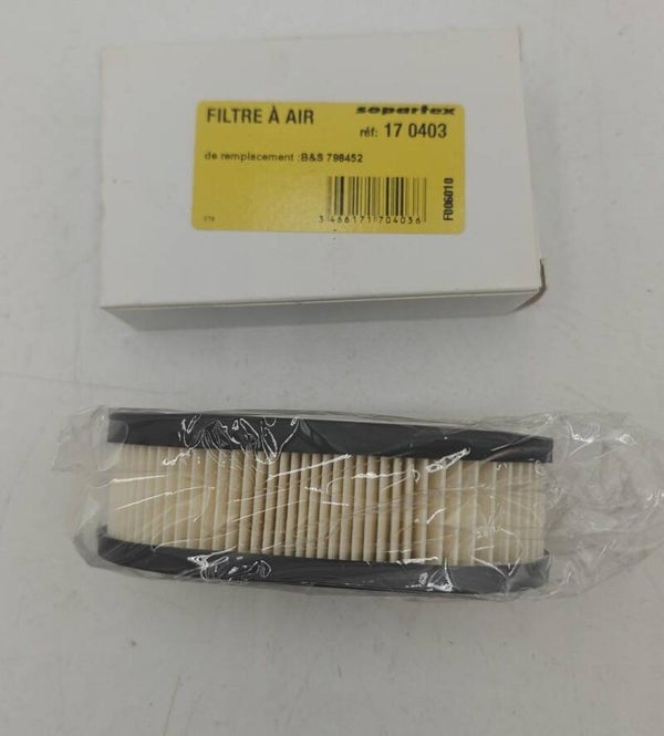 Filtre à air pour moteur Briggs & Stratton (798452)