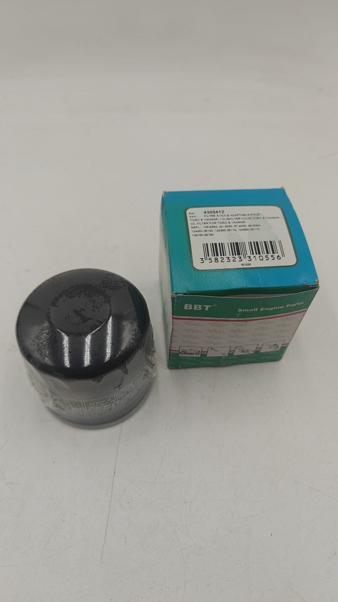Filtre à huile TORO-WHEEL HORSE et YANMAR Référence 4300412
