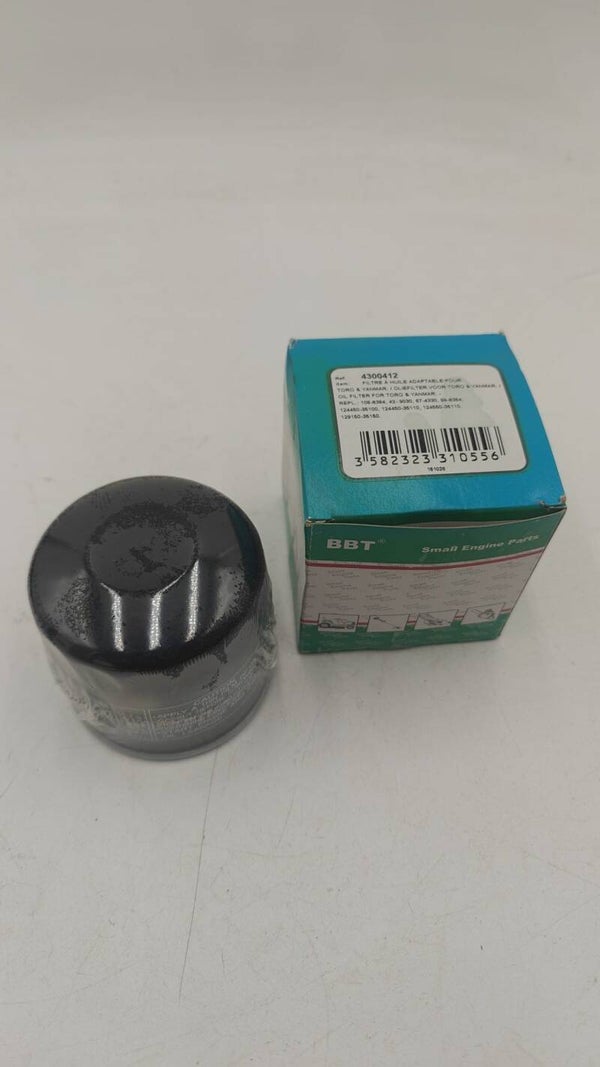 Filtre à huile TORO-WHEEL HORSE et YANMAR Référence 4300412