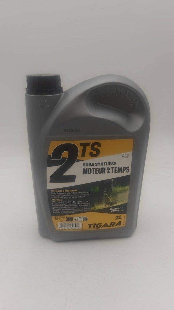2L Huile moteur 2 temps synthèse 2 TS TIGARA