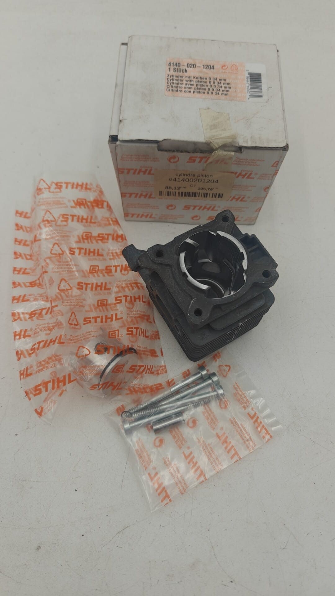 4140-020-1204 - Kit cylindre / piston pour Débroussailleuse STIHL origine