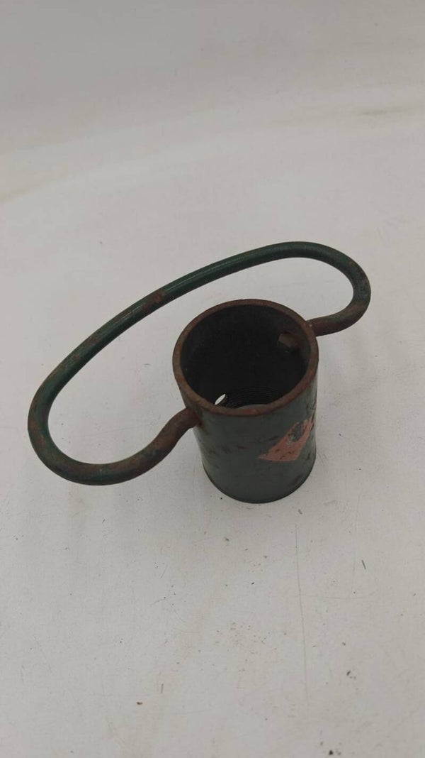 Poignée de bouteille de gaz verte