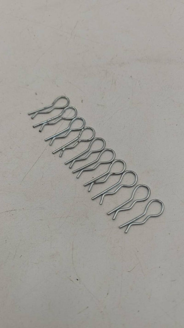 Lot de 10 R clips 5/64'' (2mm) diamètre 1'' 11/16 (43mm) 785-2