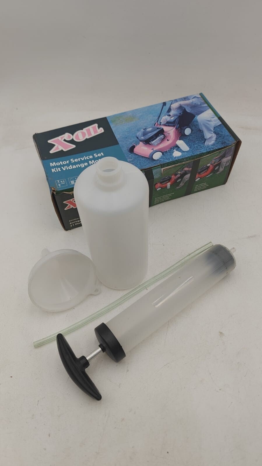 Kit de vidange moteur pour tondeuse x'oil