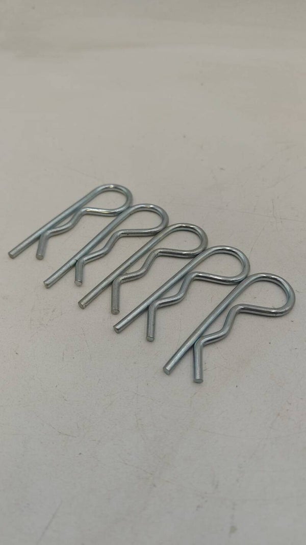 Lot de 5 Goupille Beta Acier zingué De Diamètre 5 mm par 100 mm