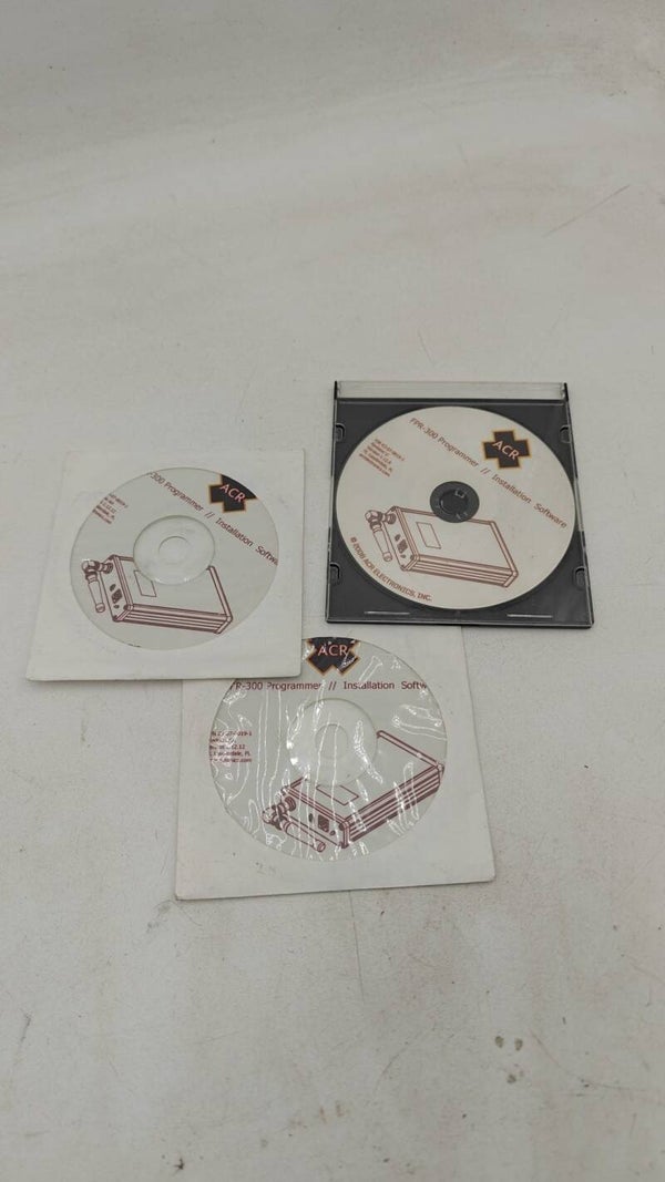 CD installation ACR pour programmateur FPR-300