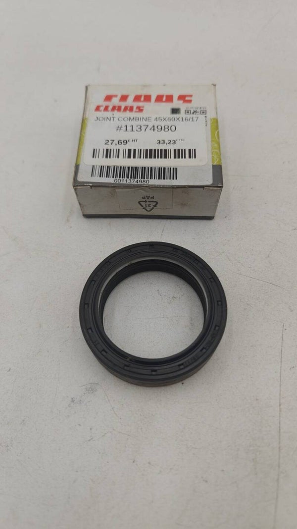 Joint spi Claas combiné 45x60x16/17 11374980