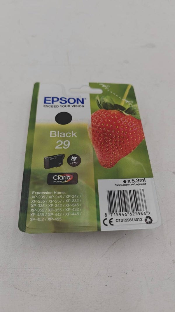 EPSON 29 Black Cartouche encre Noir Expression Home XP imprimante Orignal & Neuf