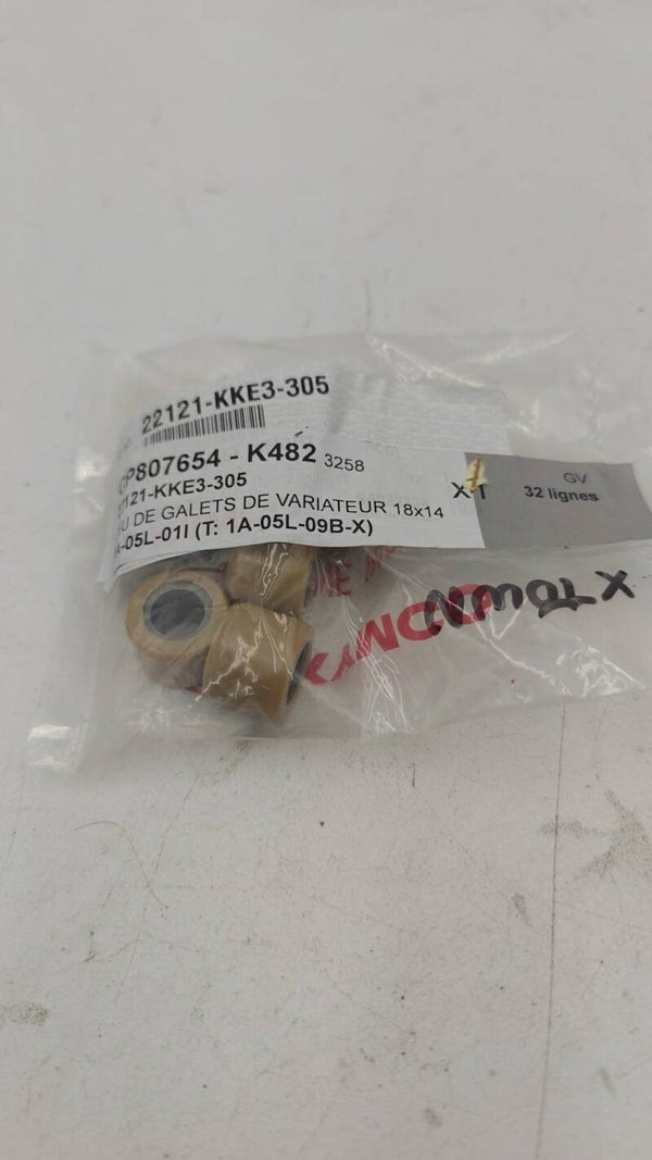 JEU DE GALETS DE VARIATEUR 18x14 15.0 GR  22121-KKE3-305