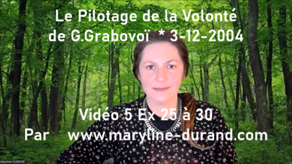 Pilotage de la Volonté