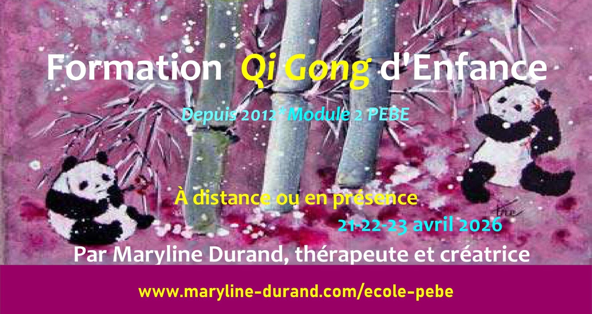 Qi Gong d'Enfance Module 2 PEBE
