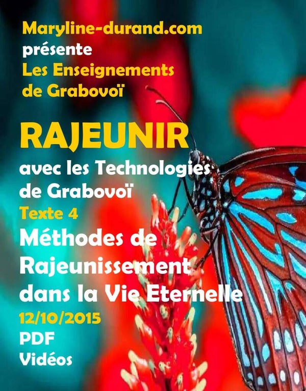 Méthodes de Rajeunissement dans la Vie Éternelle (12-10-2015)