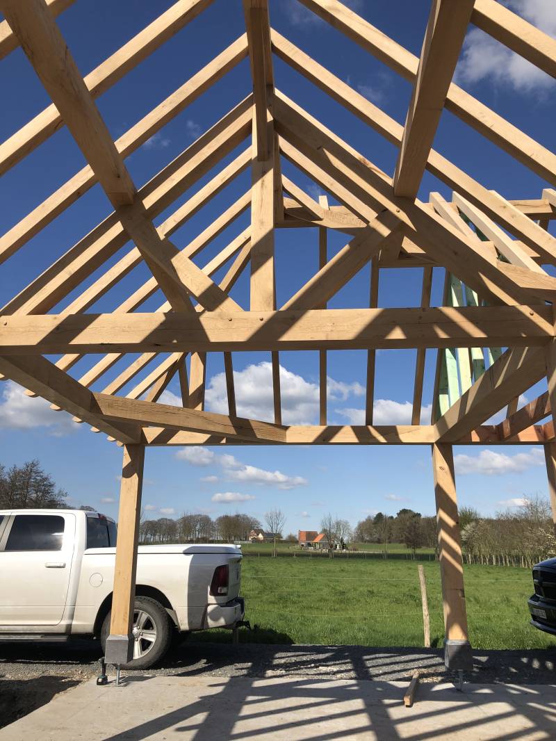 Eiken bijgebouw l-vorm