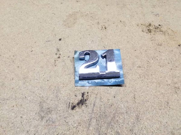 Renault 21 ph II logo malle