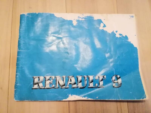 Renault 9 I livret d utilisation
