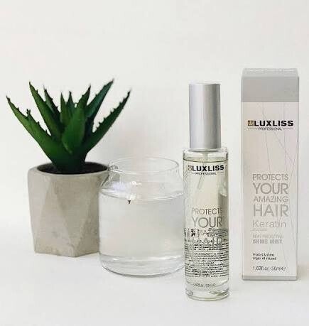 Keratin Hair Spray Heat Protecting Shine Mist LUXLISS - 50 ml