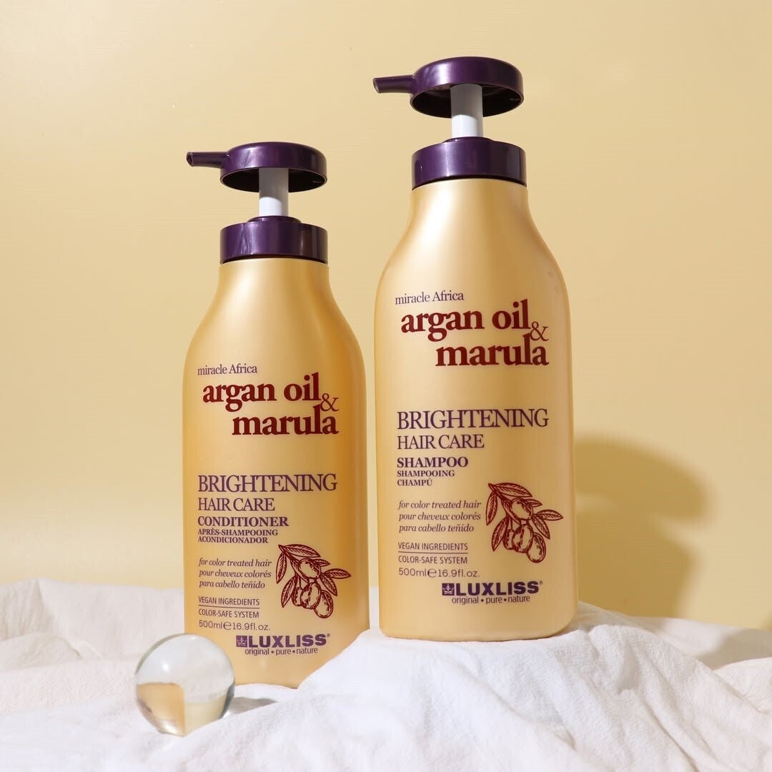 Luxliss Argan Oil & Marula Shampoo & Conditioner Set