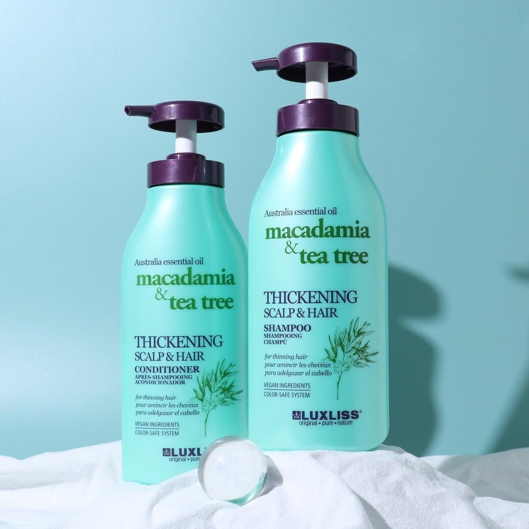 Luxliss Macadamia & Tea Tree Shampoo & Conditioner Set – 2×500 ml