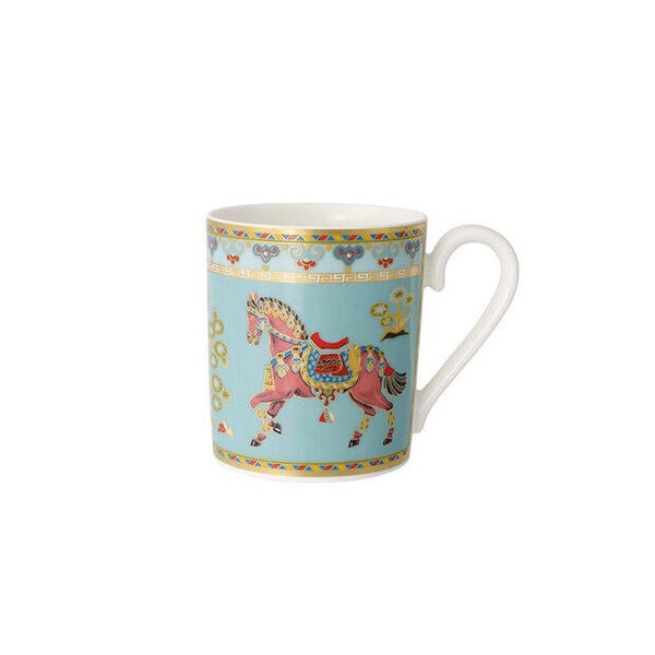 Samarkand Aquamarin koffiebeker met oor 300 ml