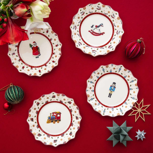 Toy's Delight Borden-set Meerkleurig, Premium Porcelain