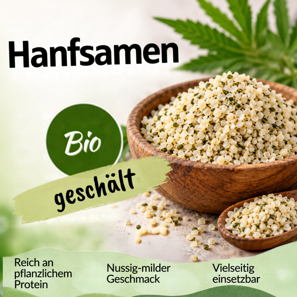 Bio Geschälte Hanfsamen 250g