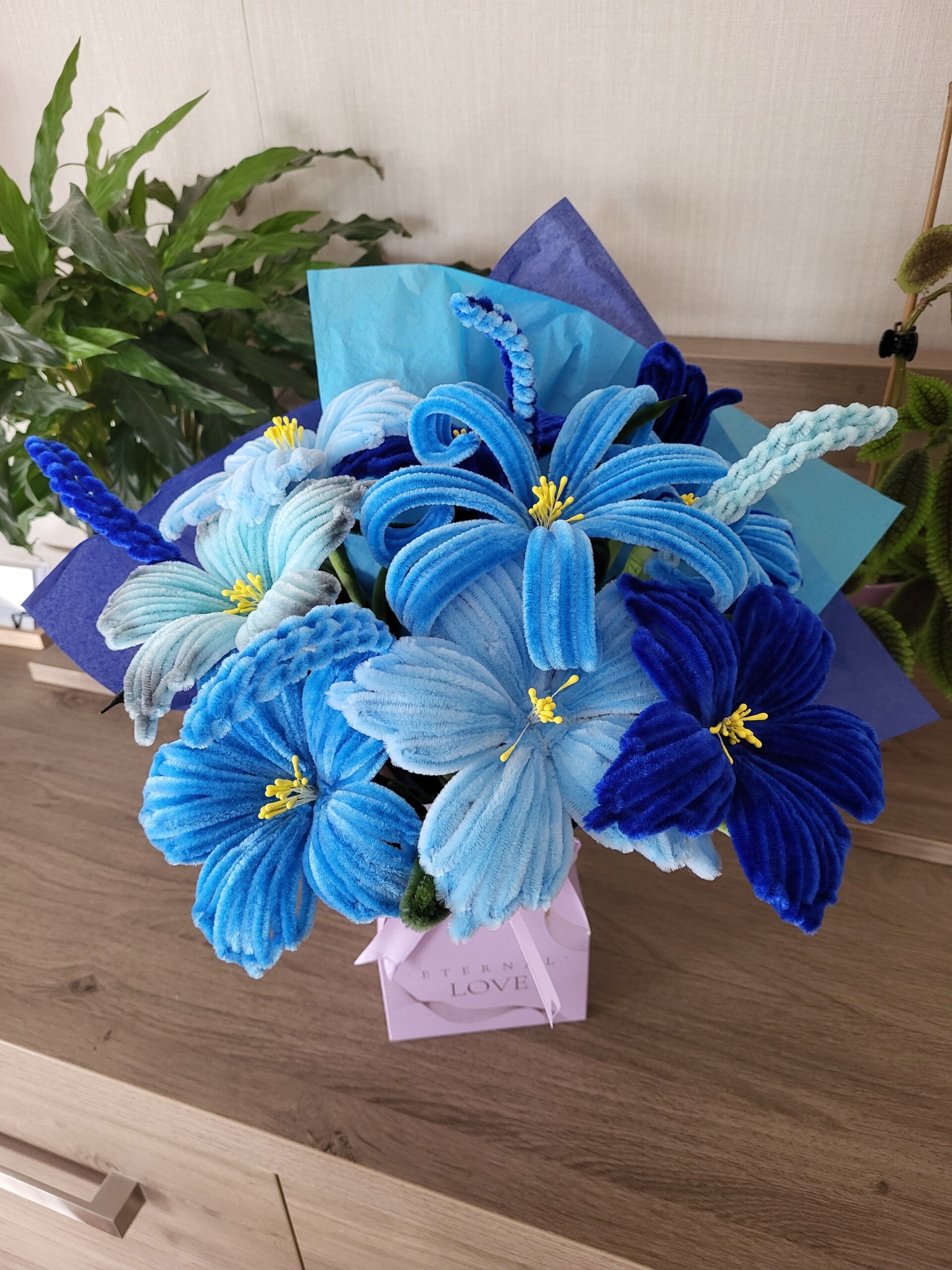 Bouquet bleu