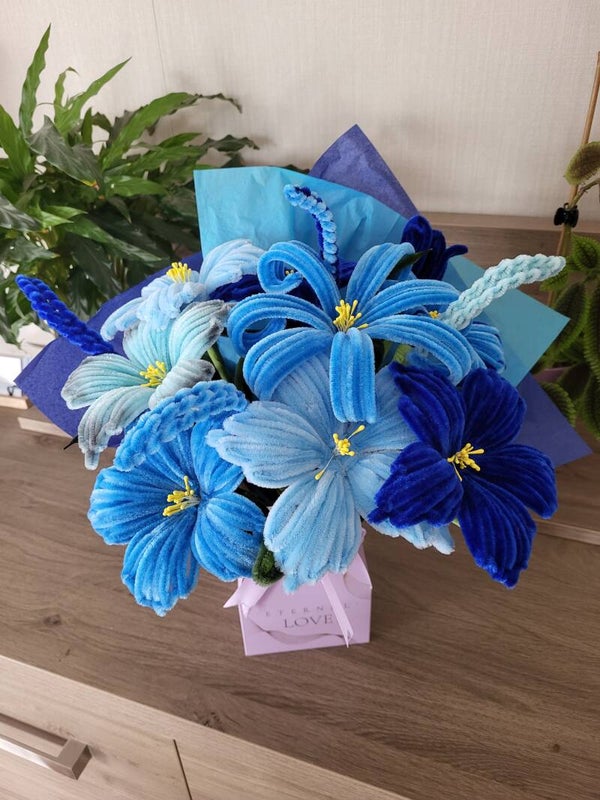 Bouquet bleu