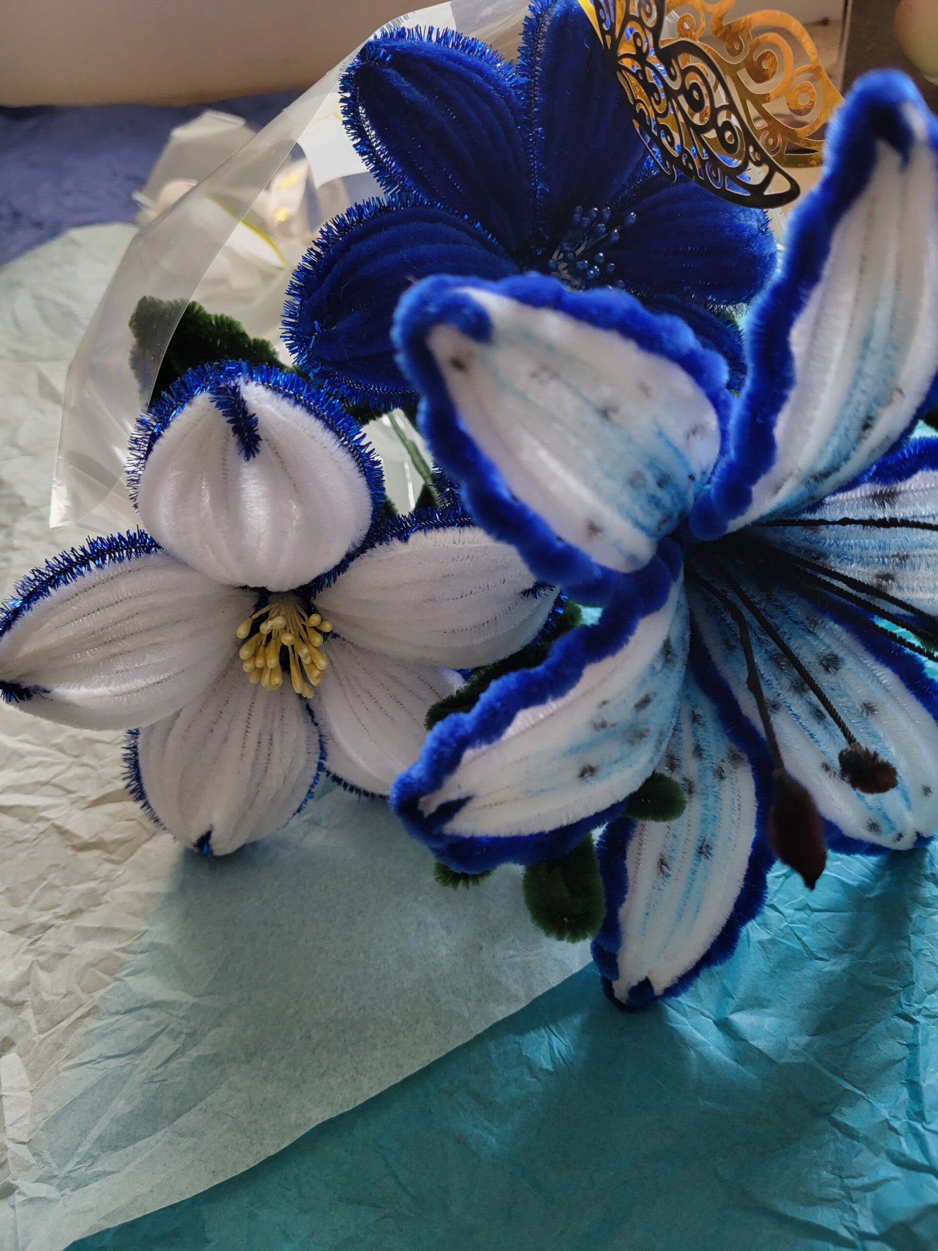 Bouquet bleu