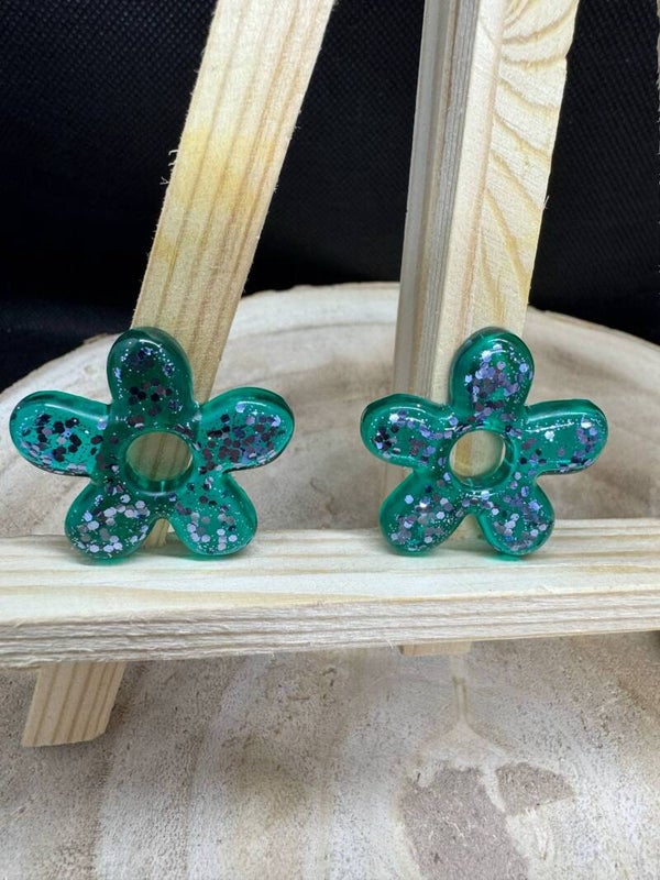 pampilles  bleues pailletées