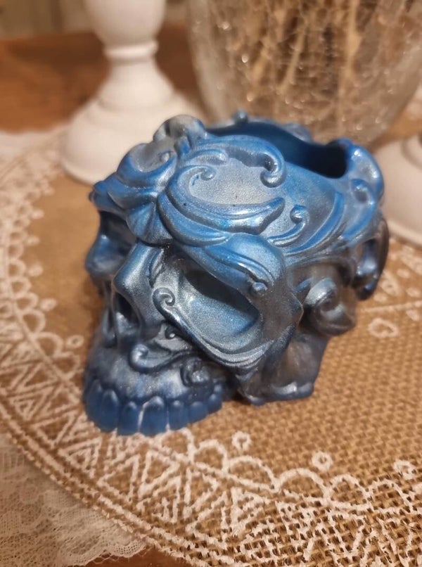 skull porte crayons ou pinceaux