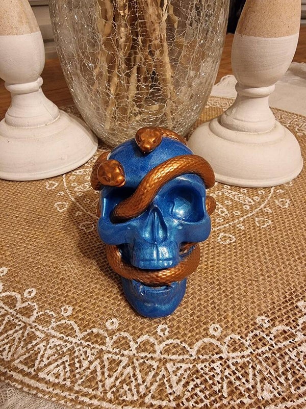skull bleu