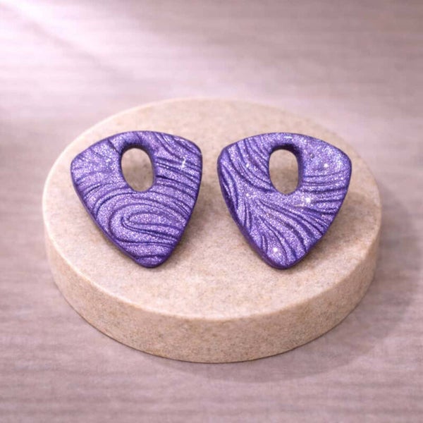 Pampilles violettes triangle
