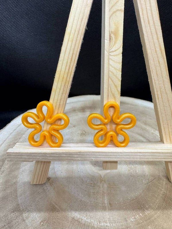 pampille creuse jaune moutarde